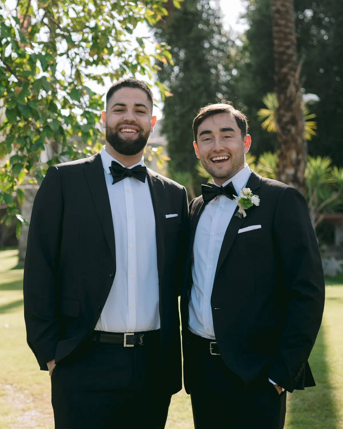 Antonio Rossi and Jake Arnett, outdoors